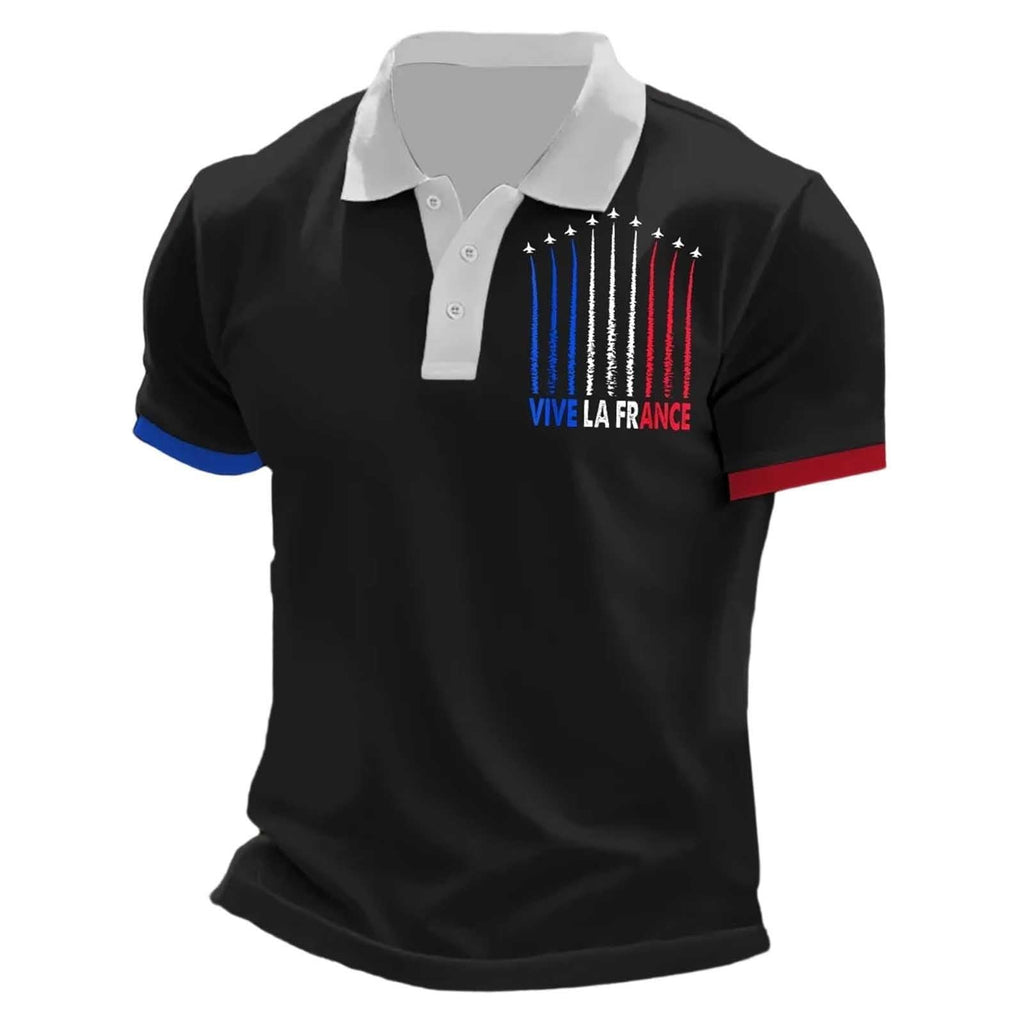 France 2026 Men's Short Sleeve Printed Football Shirt – Summer Supporter Football T-Shirt Music Fashion Streetwear Print for Sports Fans