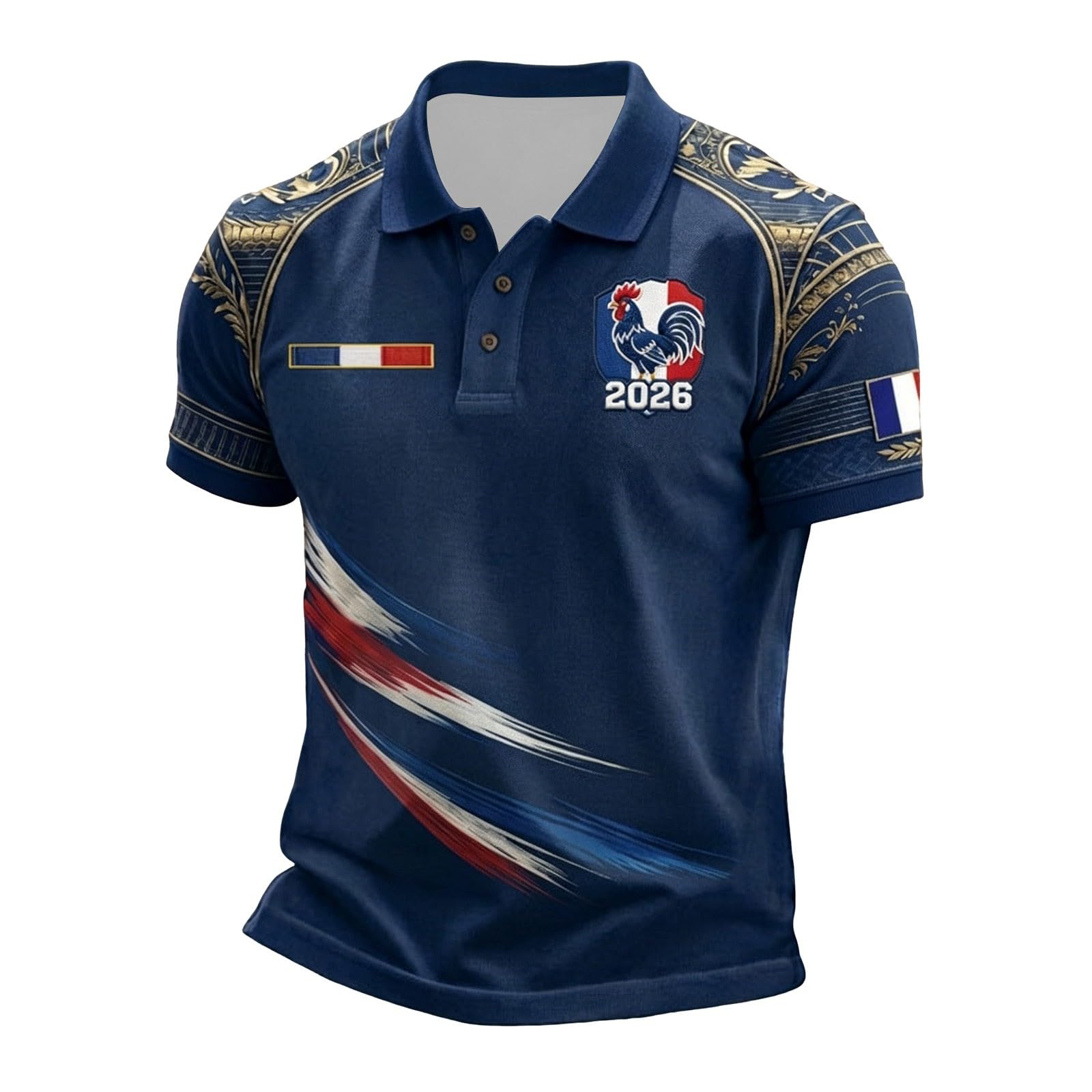 Football Jersey 2026 Men's Adult Short Sleeve T Shirt Breathable Summer Polo Shirts, Sports Football Clothing, Fan Gift