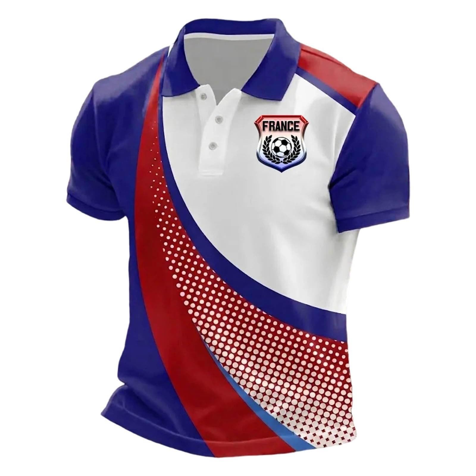 France 2026 Men's Football Supporter T-Shirt Streetwear, front view. Image 92 of 94.