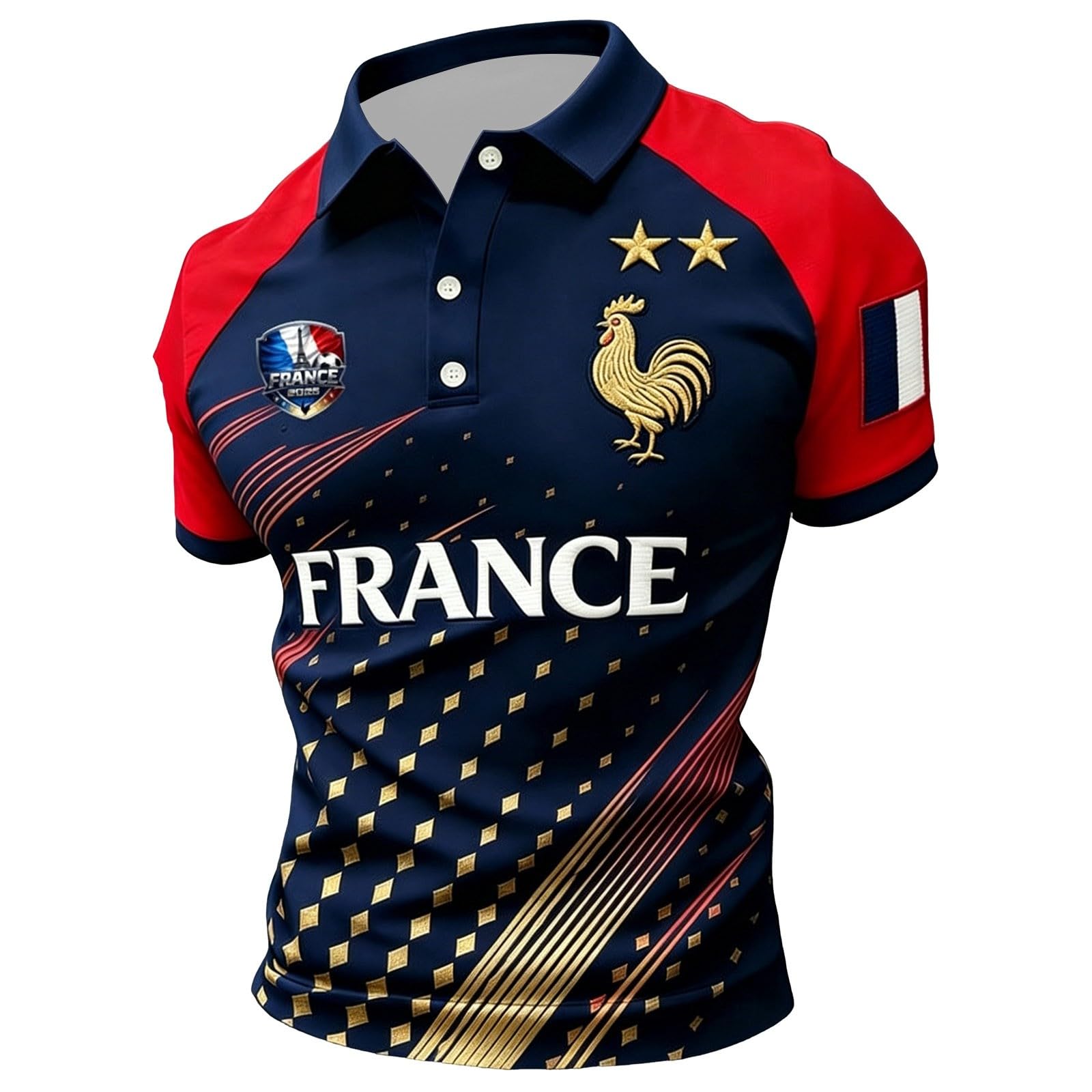 Football Jersey 2026 Men's Adult Short Sleeve T Shirt Breathable Summer Polo Shirts, Sports Football Clothing, Fan Gift
