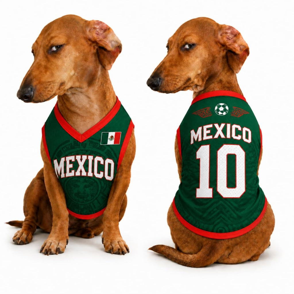 T Shirt Chien Personnalisé Style 2026, Maillot Drapeau Pays avec Nom Numéro, Tissu Mesh Léger Respirant pour Petit Moyen Grand Chien, Cadeau Fan Foot