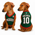 T Shirt Chien Personnalisé Style 2026, Maillot Drapeau Pays avec Nom Numéro, Tissu Mesh Léger Respirant pour Petit Moyen Grand Chien, Cadeau Fan Foot