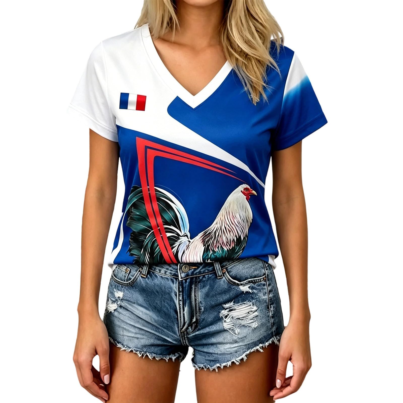 Maillot de Foot Femme 2026 Respirant Été Football T Shirts | Manches Courtes, Col en V, Sport Vêtements, Cadeau de Fans - Image 51