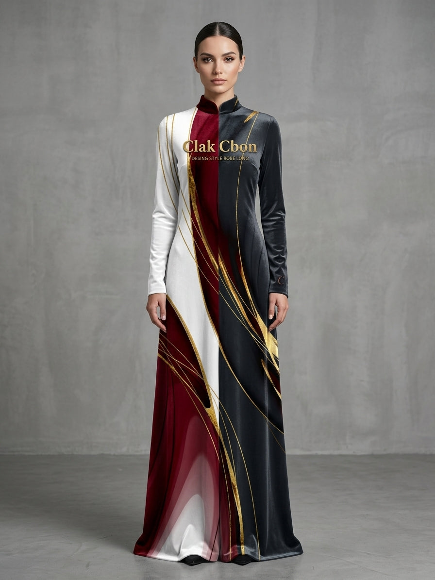 Robe longue Haute Couture | Clak Cbon - Élégance ultime